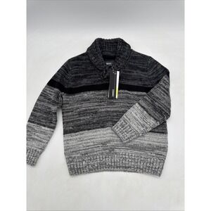 Commerce Ombre Gray Black Chunky Knit Sweater Boys SIZE 4 New Tags 4T